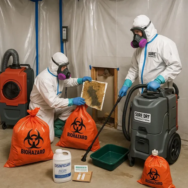 Contaminated Water Handling Protocols process in Hubbard, TX