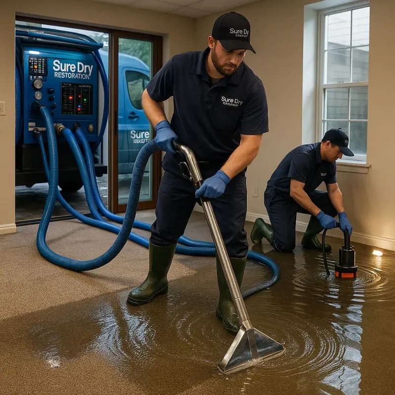 Water Extraction and Removal process in Hubbard, TX